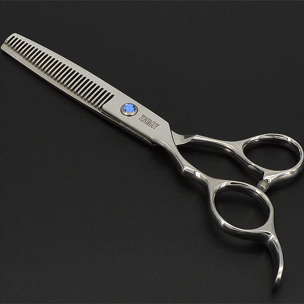 Ciseaux De Coupe De Cheveux Professionnels À Gauche, Ciseaux De Coiffure en Acier Inoxydable De 6,0 Pouces, pour Hommes Femmes Enfants Animaux Domestiques Salon Salon Coiffeur