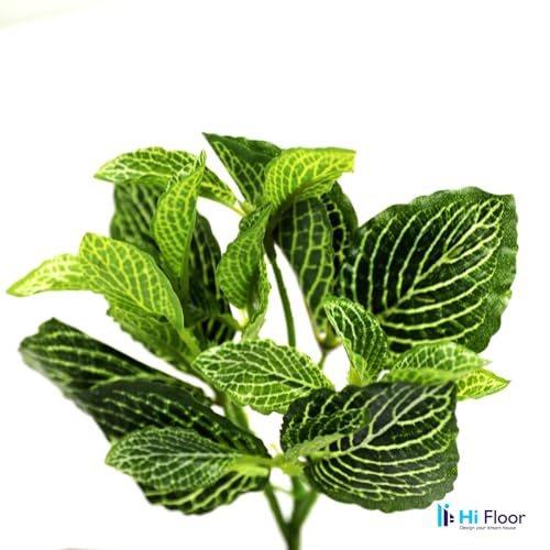 Image of Enhance Your Space with Artificial Green and Light Green Leaf Decor Foliage for Stunning Interiors Decorative Items for Home;Office; Room; Living Room; Table; (Without Vase)
