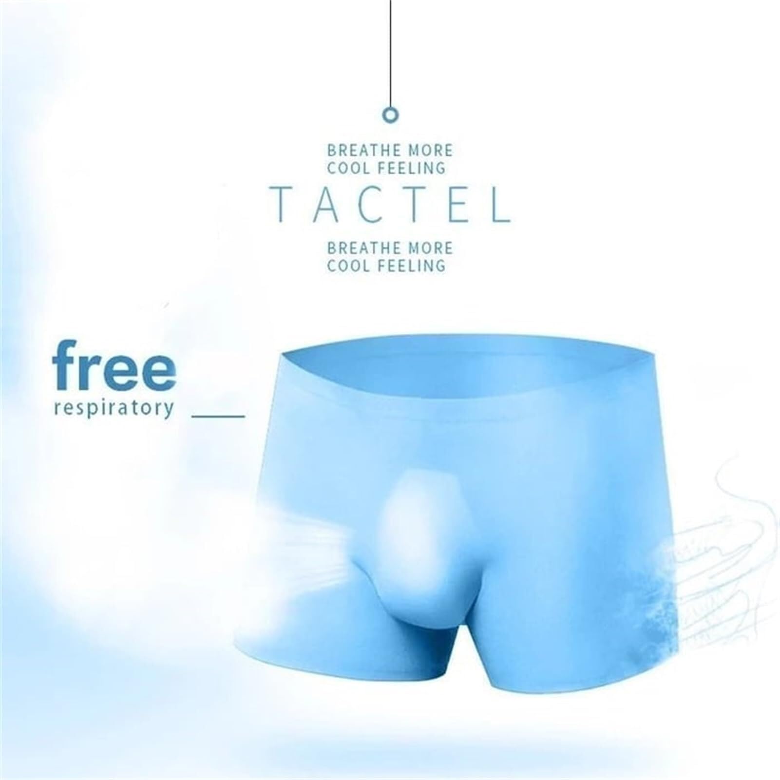 Ice Silk Boxers Hello Mesh Men's Boxer Briefs 4-Pack - Breathable Ice Silk Underwear With Comfort Fit Mesh Underwear Men