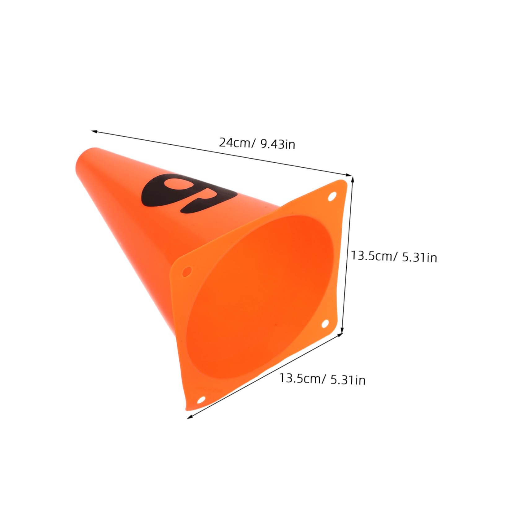 10 Piezas Conjunto Conos Numerados Entrenamiento de Fútbol Conos Pequeños de Agilidad Resistentes y Portátiles Marcadores Deportivos para Prácticas de Baloncesto y Fútbol Diseño