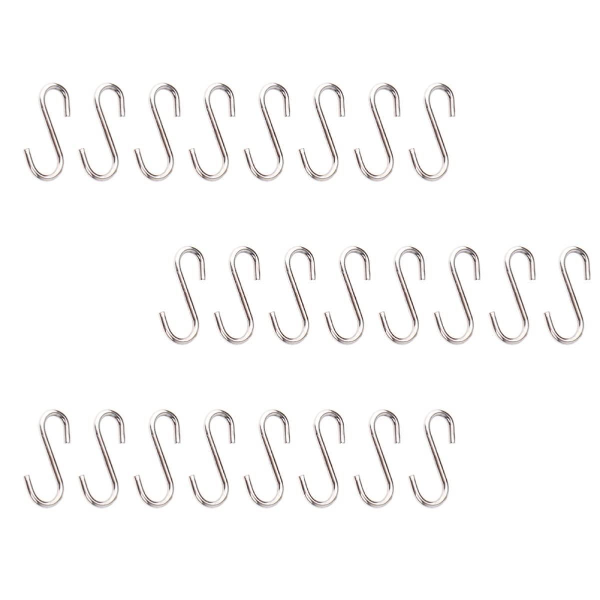 EXCEART 600stücke S-haken Multifunktionale Mini-hänger Für Schmuck Und -projekte Leicht Und Einfach Zu Verwenden Für Aufbewahrung Und Organisation