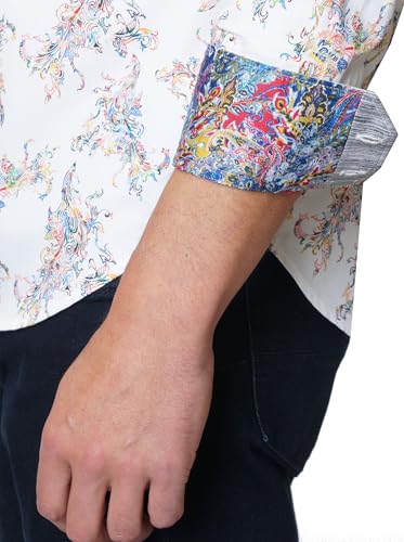 Robert Graham Mens, PAGANO Long Sleeve Woven Button Down Shirt3