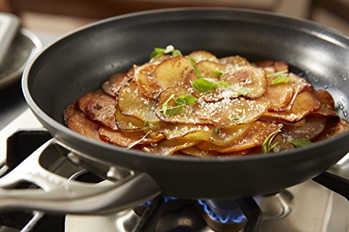 Calphalon Contemporary Hard-Anodized Aluminum Nonstick Cookware, Omelette Fry Pan, 10-inch, Black