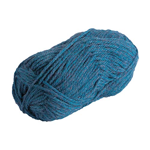 Image of Knit Picks Wool of The Andes Worsted Weight Blue 100% Wool Yarn Multi Pack (10 Balls - Baltic Heather)