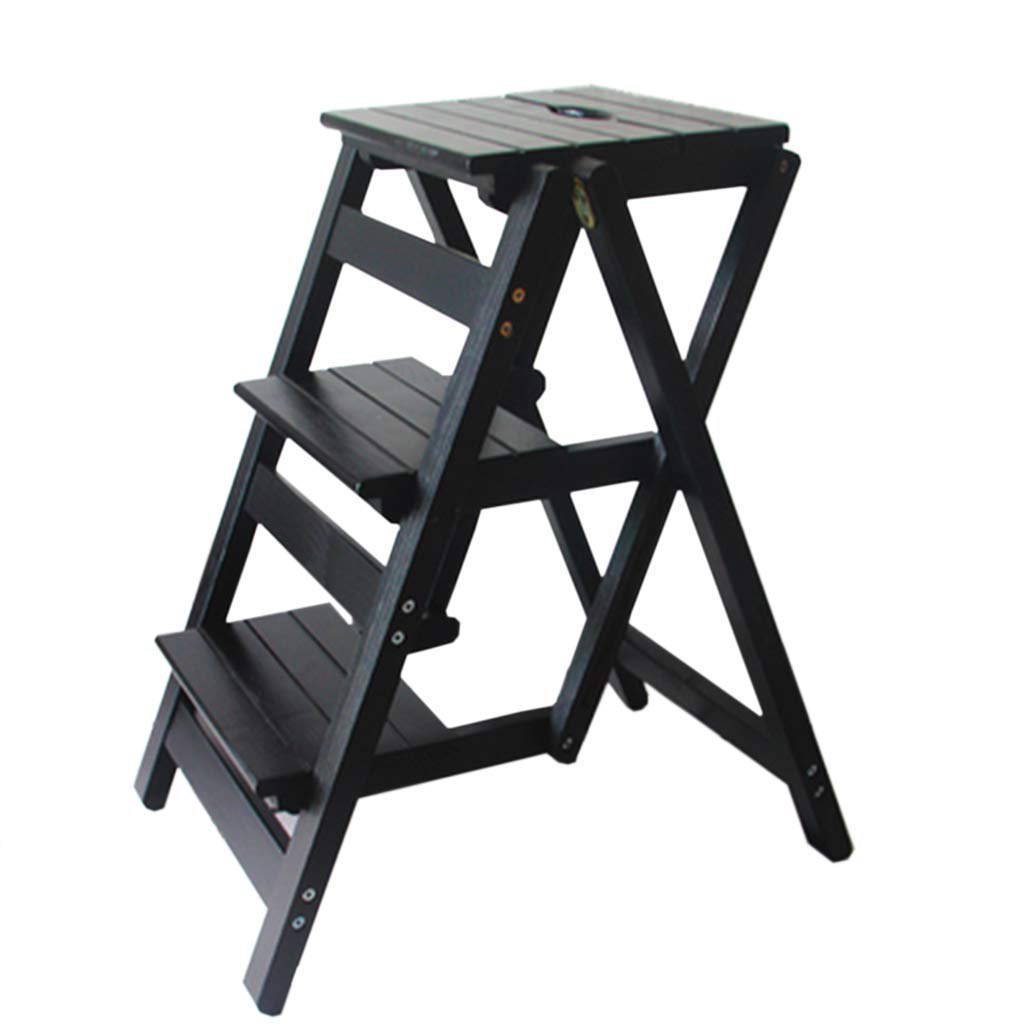 Escabeau 3 étapes gain de place pour petite cuisine et bureau