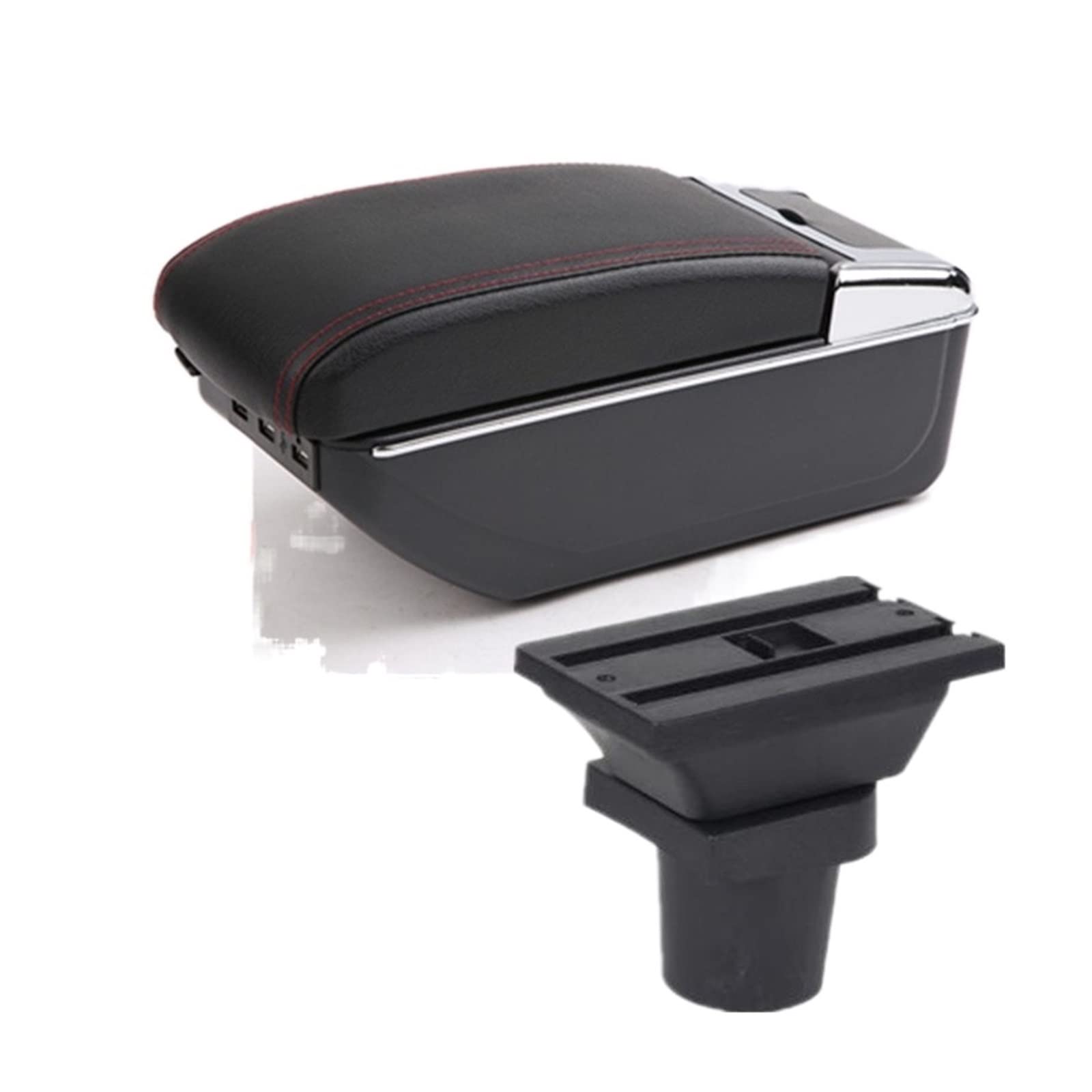 Baiqimv For Toyota For Aqua For Prius C Car Armrest Box Interior Parts Retrofit Car Armrest Center Storage Box With USB