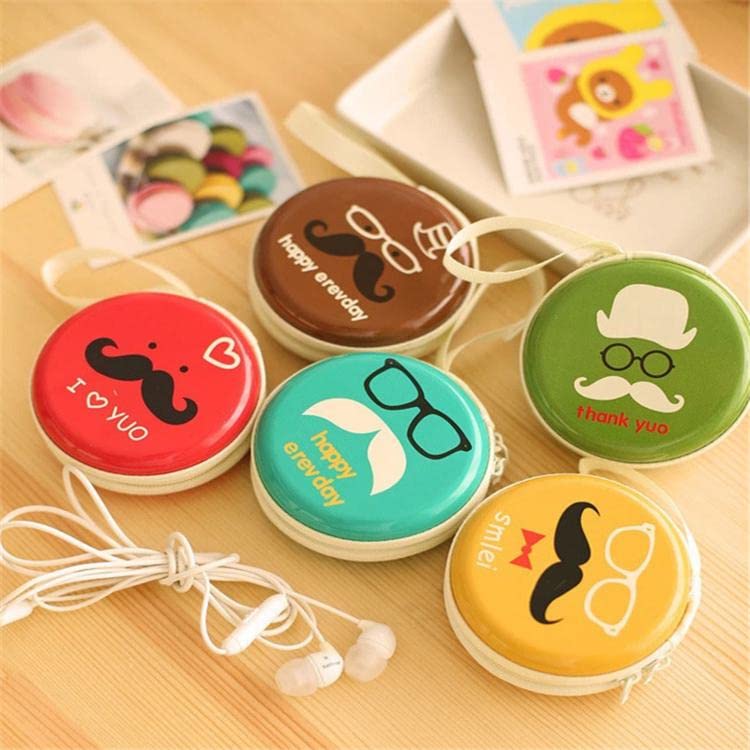 Elevea 𝟏𝟓 𝐘𝐞𝐚𝐫 𝐋𝐨𝐧𝐠 𝐋𝐢𝐟𝐞 𝐖𝐚𝐫𝐫𝐚𝐧𝐭𝐲 Portable Hard Storage Case for Earphones, Memory Cards, Cash, Coins & Small Accessories, Protective Travel Organizer Pouch with Zipper-image-28