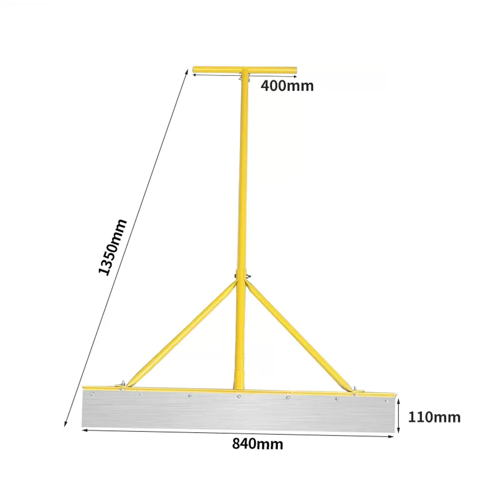 Niveladores De Cemento 84cm/120cm Nivelador De Pintura para Suelos Grande Herramienta para Quitar El Polvo del Suelo(Color:A)