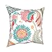 Vintage kwiatowy styl boho poszewki na poduszki dekoracyjna poszewka na poduszkę 45 x 45 cm bawełniana poszewka na poduszkę letnia dekoracja domu do wewnątrz na zewnątrz sofa salon