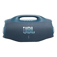 JBL Boombox 4, Altifalante Bluetooth portátil, som JBL Pro, AI Sound Boost, resistente à água/pó IP68, autonomia de 34 h, Life, Auracast, 2 configurações de reforço de graves, azul