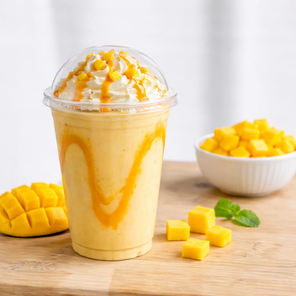 Przezroczyste kubki z pokrywką kopułkową - zestaw 10, 20, 50, 100, 200, 800 - do koktajli mlecznych, smoothie, herbata bąbelkowa, desery, 355 ml, 473 ml, 592 ml (800, 355 ml)