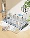 BUCATSTATE Guinea Pig Cages 20 Panels, Rabbit Cage Indoor with Waterproof Mat, Small Animal Playpen with Door for Guinea Pigs, Bunny, Hedgehogs, Chickens, Chinchillas (56