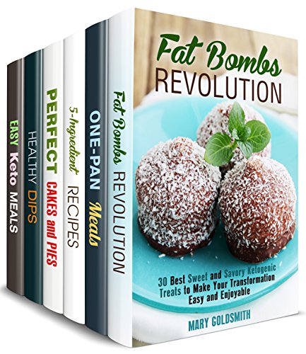 Desserts and Snacks Box Set (6 in 1) : Over 190 Sweet and Savory Fat Bombs, Cast Iron, Keto, 5-Ingrd Desserts and Snacks Box Set (6 in 1) : Over 190 Sweet and Savory Fat Bombs, Cast Iron, Keto, 5-Ingrd