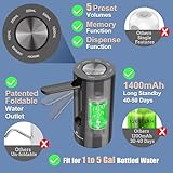 KitchenBoss Wasserflaschen Pumpe Flaschen Wasserspender: USB-Ladung Elektrischer Wasserspender 1-5 Gallonen Wasserspenderpumpe