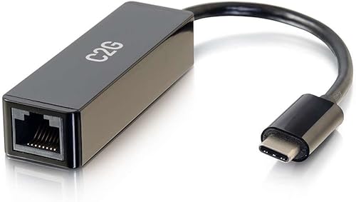 Miniatura 6 de C2G 29749 Adaptador USB C y adaptador Ethernet con alimentación, negro