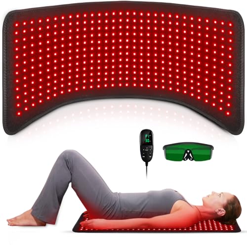 Red Light Therapy, Infrared Light Therapy 31.6' * 11.8' Large Wrap Pad 360LEDs for Body Back Waist...