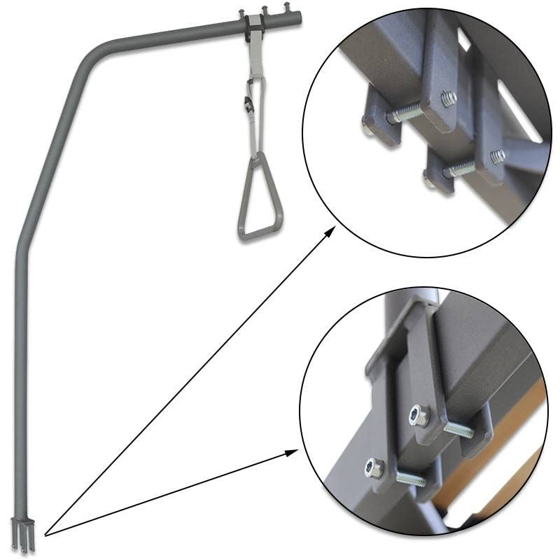 Ventadecolchones - Incorporador para Camas Articuladas o Camas Geriátrica de Hospital- Válido para estructuras 60x20 mm