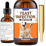Leyoviz Yeast Infection Treatment for Dogs | Dog Ear Yeast Infection Treatment, Soothes Skin, Relieves Itching, Reduces Redness and Swelling, Eliminates Odors, 60ml Bacon Flavor