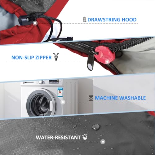 image for oaskys Camping Sleeping Bag - 3 Season Warm & Cool Weather - Summer Sp