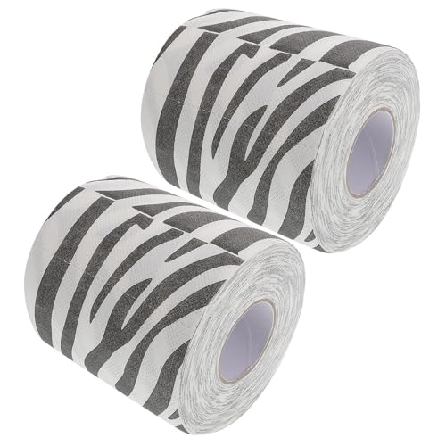 Papel higiénico de cebra 3D para decorar aseos de invitados con rollos creativos y originales