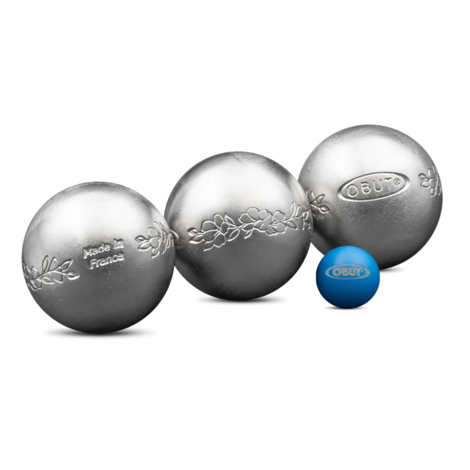 Obut - Loisir Floral 73 mm Jeu 3 Boules - Taille Unique - Boules de pétanque