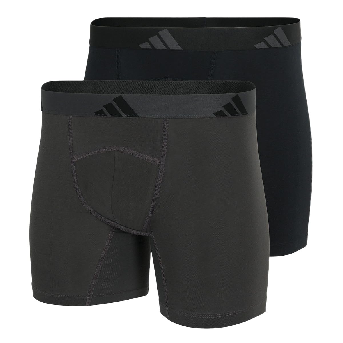 Adidas Ergonomic Boxer Brief (2pk) - Active Flex Cotton Ergonomic Bóxer Hombre (Pack de 2)