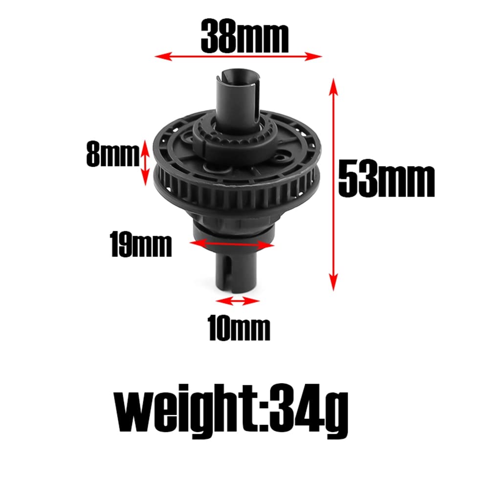 Différentiel à Courroie 38T avec Roulement pour 3Racing Sakura S XI XIS D4 D5 Ultimate 1/10 Pièces de Mise à Niveau de Voiture Télécommandée