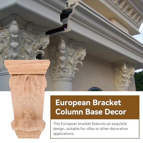Console en bois ACESOME 10x18x6 cm pour support étagère rustique - 4