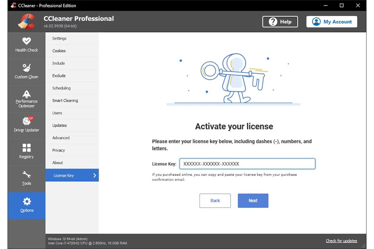 CCleaner Professional | PC-Optimierung & Reinigung | Driver Updater & Software-Aktualisierung | Beschleunigt Systemstart & schützt Privatsphäre | Lizenz für 1 Jahr | Win 11, 10