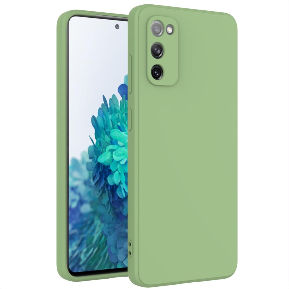 WOGROO for Samsung Galaxy S20 FE Case Green, Scratch Resistant with Soft Touch, Slim Thin Phone Cover for Samsung Galaxy S20 FE