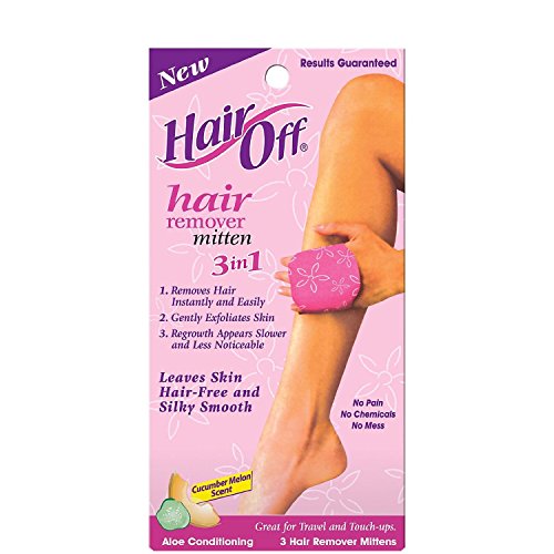 Preisvergleich Produktbild Hair Off Hair Removal Mitten -- 3 ct. by CCA Industries, Inc.