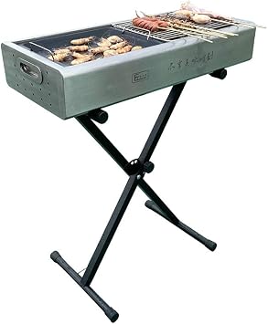 Charcoal Grill 304 Stainless Steel Grill 5 People Or More Foldable Grill Suitable for Outdoor Barbecue Camping Small