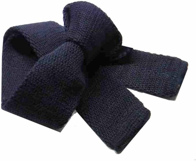 Cravatte In Lana Maglia Uomo - Tricot Tie Made In Italy, Colori Classici - Foto 7