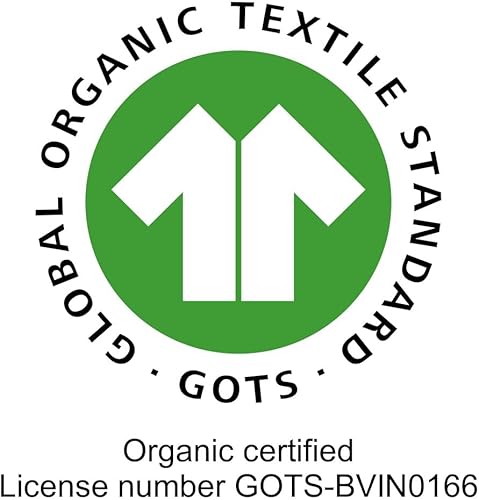 Miniatura 4 de Elite Home - Manta de algodón orgánico 100% certificado GOTS, Orquídea, gemelo