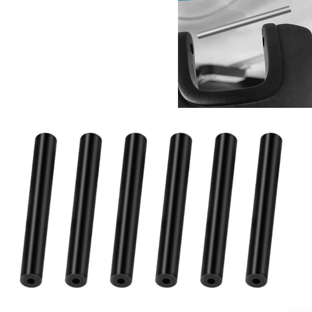 Kit Di Riparazione Per Visiera Parasole Jeep Wrangler JK/JKU (2007-2017) - 6 Pezzi Di Gomma Nera - Ripara L'Asta Allentata - 5