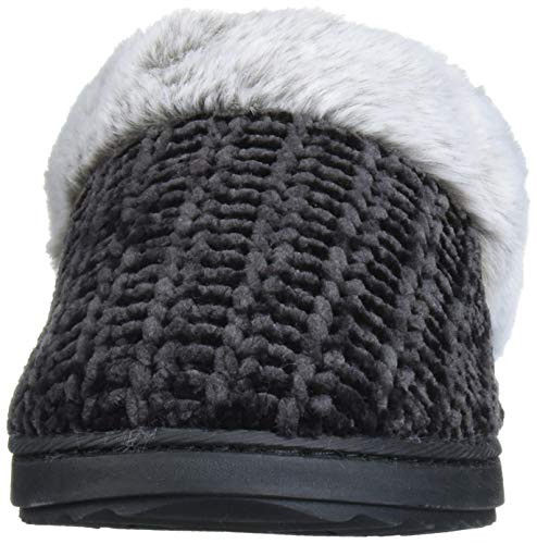 Dearfoams Women's Allison Fairisle Or Solid Chenille Knit Scuff Slipper2