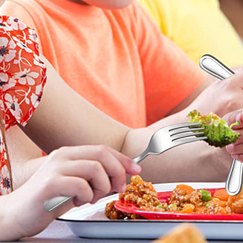 LIANYU 6-Piece Toddler Utensils Forks, Kids Silverware Forks for 2-10 Year Old, Children Cutlery Flatware Set, Kids Child Utensils for Home Preschools, Dishwasher Safe — view 4
