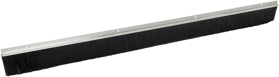 Fixman 447234 Garage Door Brush Strip 50 mm Bristles Aluminium 2 x 1067 mm Aluminium