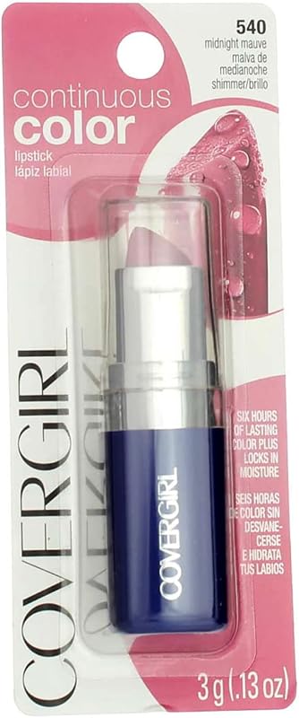 COVERGIRL Continuous Color Lipstick Midnight Mauve 540, .13 oz (packaging may vary)