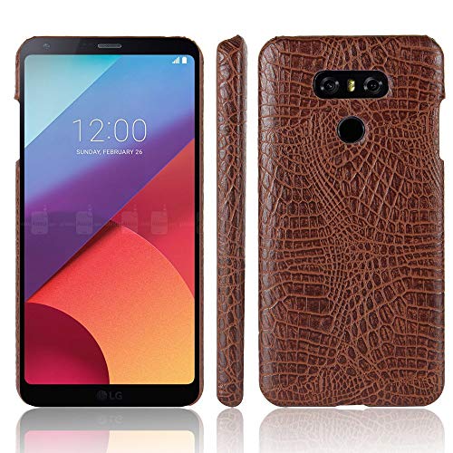 Image of Bright PU Leather Hard Back Case Cover for BlackBerry DTEK50 - Brown