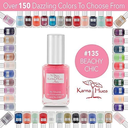 Miniatura 7 de karma organic Increíbles colores naturales de esmalte de uñas, no tóxico, vegano, libre de crueldad animal