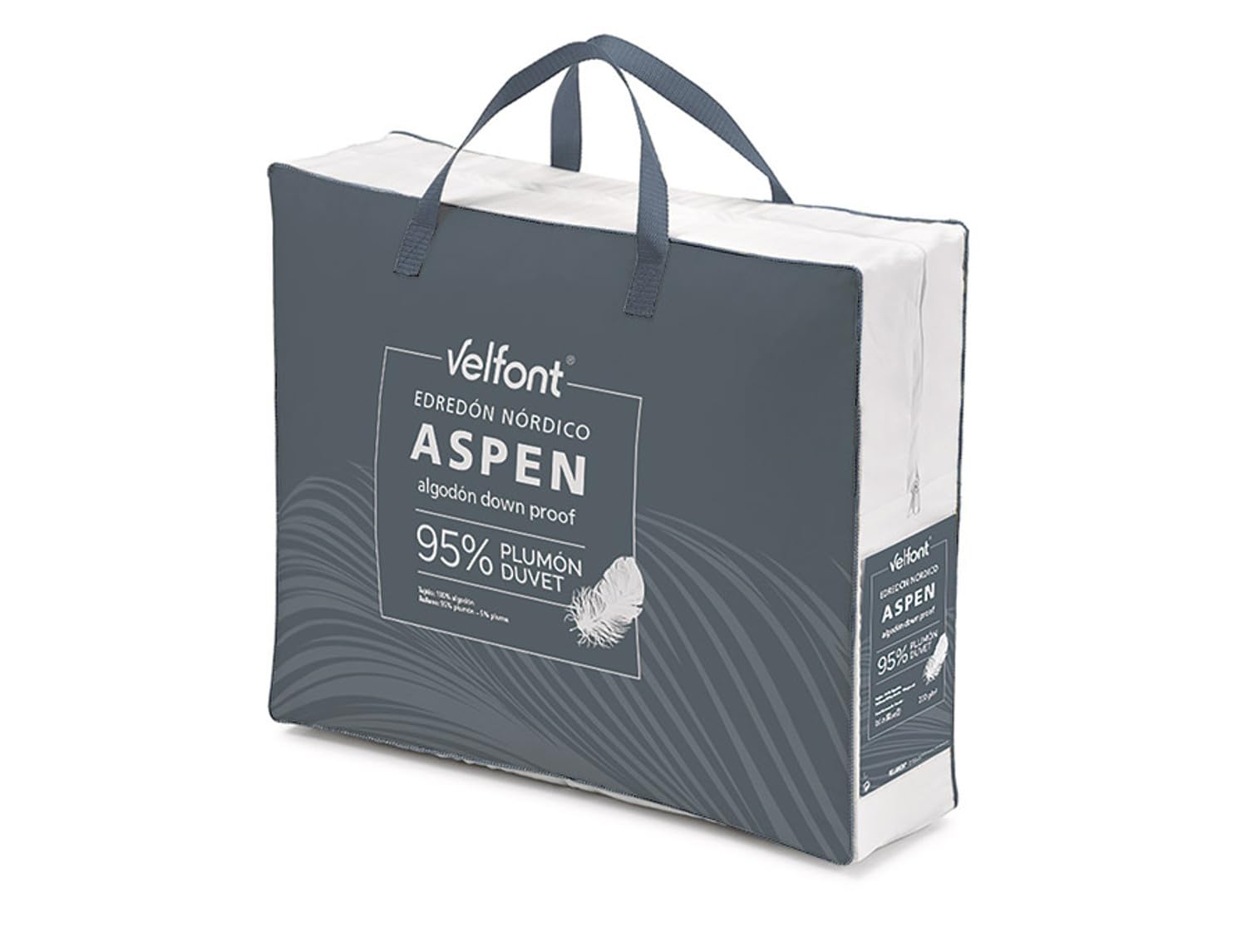 _Velfont_ Relleno Nórdico Aspen 95% Plumón y Tejido de Algodón (Cama 150 (240x220cm))