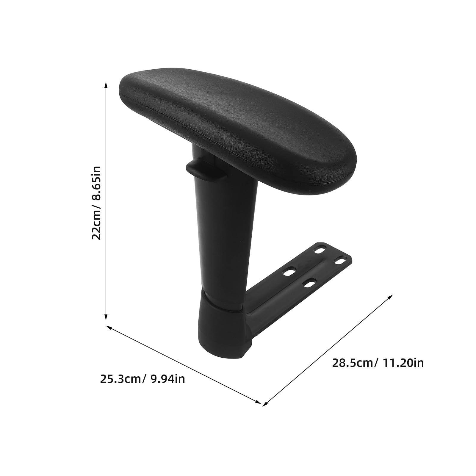 Braccioli per Comfort di Ricambio per Sedia da Ufficio e Gaming con Superficie Morbida in Pu e Supporto Ergonomico in Metallo e Riparazione
