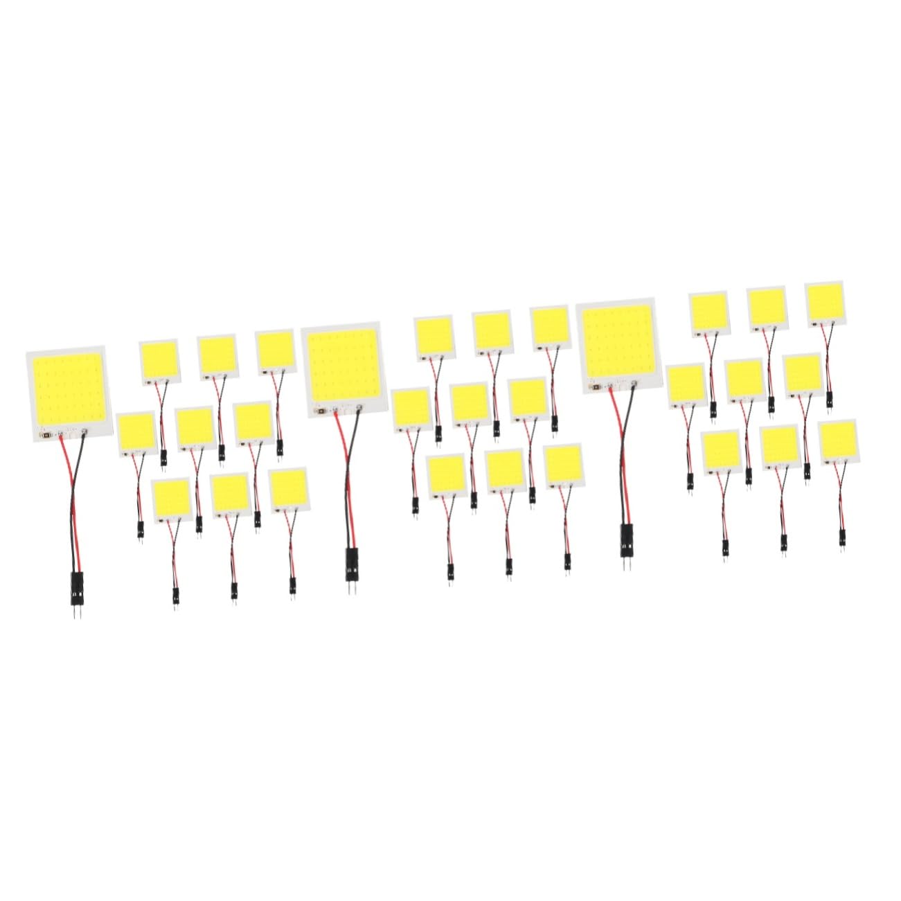 Cabilock 3 Series Luz Led Panel Dome Iluminación Interior De Leds Instalación Y Durabilidad Luz De Lectura Y Automóviles 10 Piezas*3