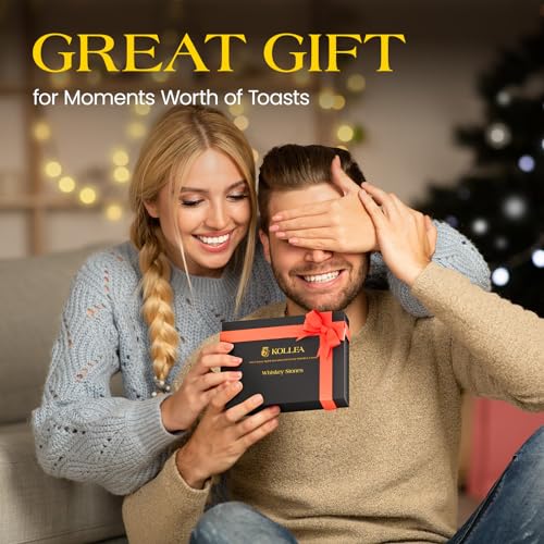 🏡🍽️Kollea Whiskey Stones – 8-Pack Stainless Steel Chilling Rocks | Reusable Metal Ice Cubes for Bourbon, Scotch, Gin & Beer | Cool Gift for Men, Dad & Drink Lovers - Image 4