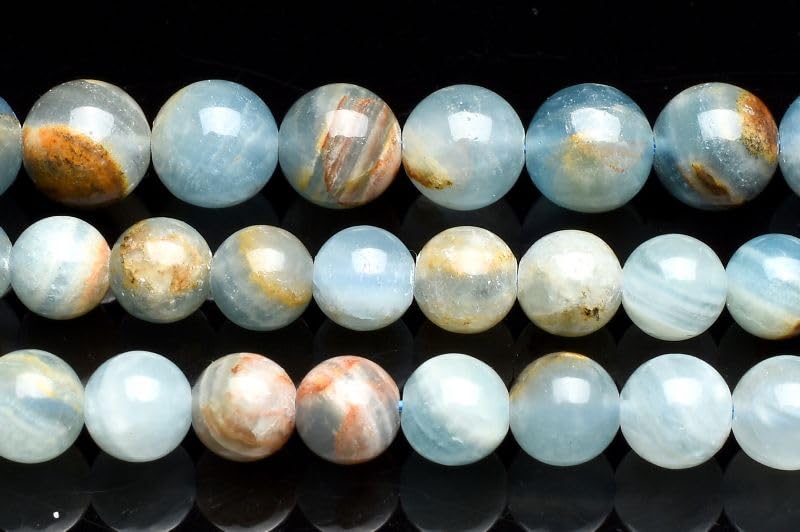 Amazon.co.jp: 【福縁閣】ブルーカルサイト 8mm 1連（約38cm） _R6070