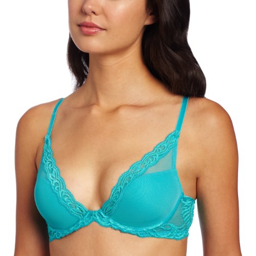 Image of Natori Women Feathers Lace Plunge T-Shirt Bra