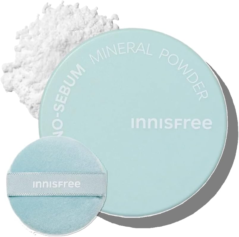 【イニスフリー】皮脂なしミネラルパウダー 5G【ルースパウダー】正規品 化粧崩れ防止 毛穴詰まり防止 脂性肌 テカリ防止 滑らか肌 皮脂 韓国コスメ メイク直し
