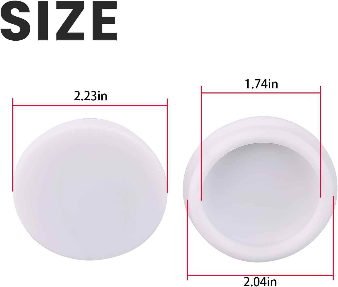 Toilet Bidet Hole Cover Compatible with Toto Washlet+ Toilet (2Pcs, White)