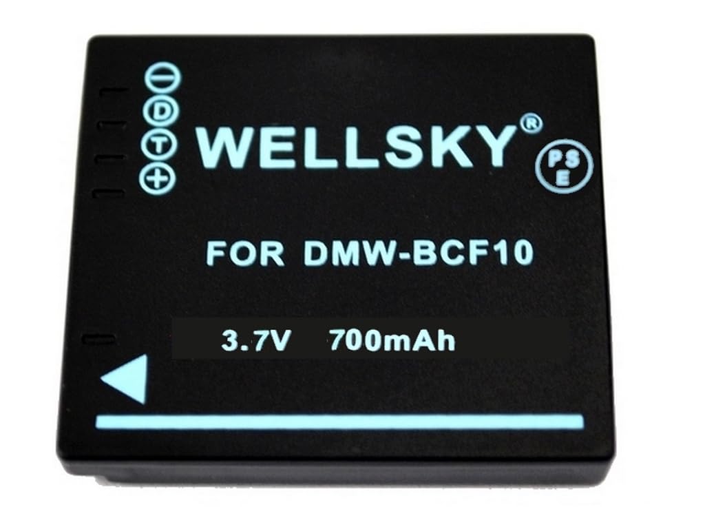 Amazon | WELLSKY DMW-BCF10 互換バッテリー 純正充電器で充電可能 残